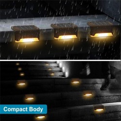 Luzes de deck solar - pátio - cerca - jardim - à prova d'água - LED
