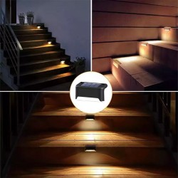 Luzes de deck solar - pátio - cerca - jardim - à prova d'água - LED
