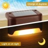Luzes de deck solar - pátio - cerca - jardim - à prova d'água - LED