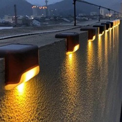 Luzes de deck solar - pátio - cerca - jardim - à prova d'água - LED