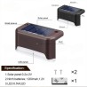 Luzes de deck solar - pátio - cerca - jardim - à prova d'água - LED