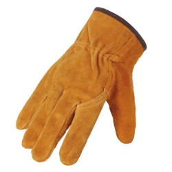 Safety / work gloves - fireproof - cow leather - for welding / solderingWelding