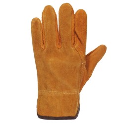 Safety / work gloves - fireproof - cow leather - for welding / solderingWelding