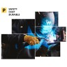 Safety / work gloves - stretchable - wood cutting / gardening - leatherSafety & protection
