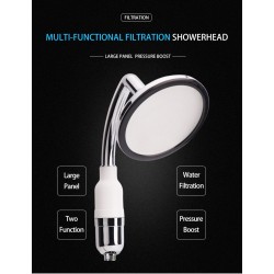 Round shower head - with filter - detachable - water savingShower Heads