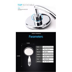Round shower head - with filter - detachable - water savingShower Heads