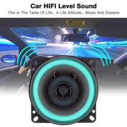 Altifalante coaxial universal para automóvel - Hifi - gama completa - montagem de 2 vias - 100 W
