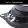 Altifalante coaxial universal para automóvel - Hifi - gama completa - montagem de 2 vias - 100 W