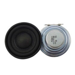 Altifalante de áudio universal - gama completa - compatível com Bluetooth - 40mm - 4 Ohm - 5W - 2 peças