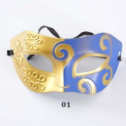 Máscara de olho veneziana vintage - cor dupla - halloween / máscaras