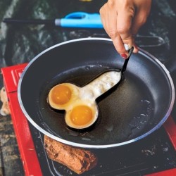 Molde de ovo engraçado - formato de pênis