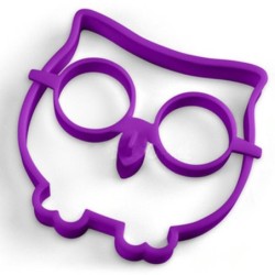Molde de ovo de silicone - formato de coruja