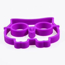 Molde de ovo de silicone - formato de coruja