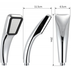 Square shower head - 300 holes - high pressure - chromeShower Heads