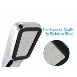 Square shower head - 300 holes - high pressure - chromeShower Heads
