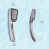 Square shower head - 300 holes - high pressure - chromeShower Heads