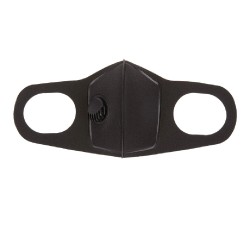 Máscara de proteção facial / bucal - antipoeira - antipoluição - com válvula de ar - reutilizável