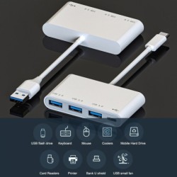 4-ports HUB - type-C / USB - splitter - OTG adapter - USB 3.0Hubs