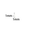 N35 - ímã de neodímio - disco forte - 1mm * 1mm