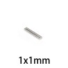 N35 - ímã de neodímio - disco forte - 1mm * 1mm