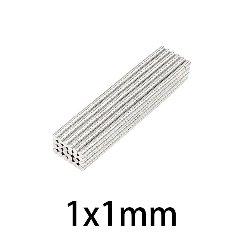 N35 - ímã de neodímio - disco forte - 1mm * 1mm