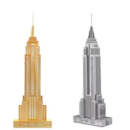 Quebra-cabeça de metal - kit de construção - Empire State Building
