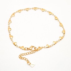 Golden hearts ankletAnklets