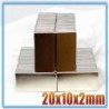 N35 - ímã de neodímio - bloco forte - 20mm * 10mm * 2mm