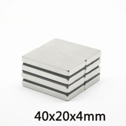 N35 - ímã de neodímio - bloco forte - 40mm * 20mm * 4mm