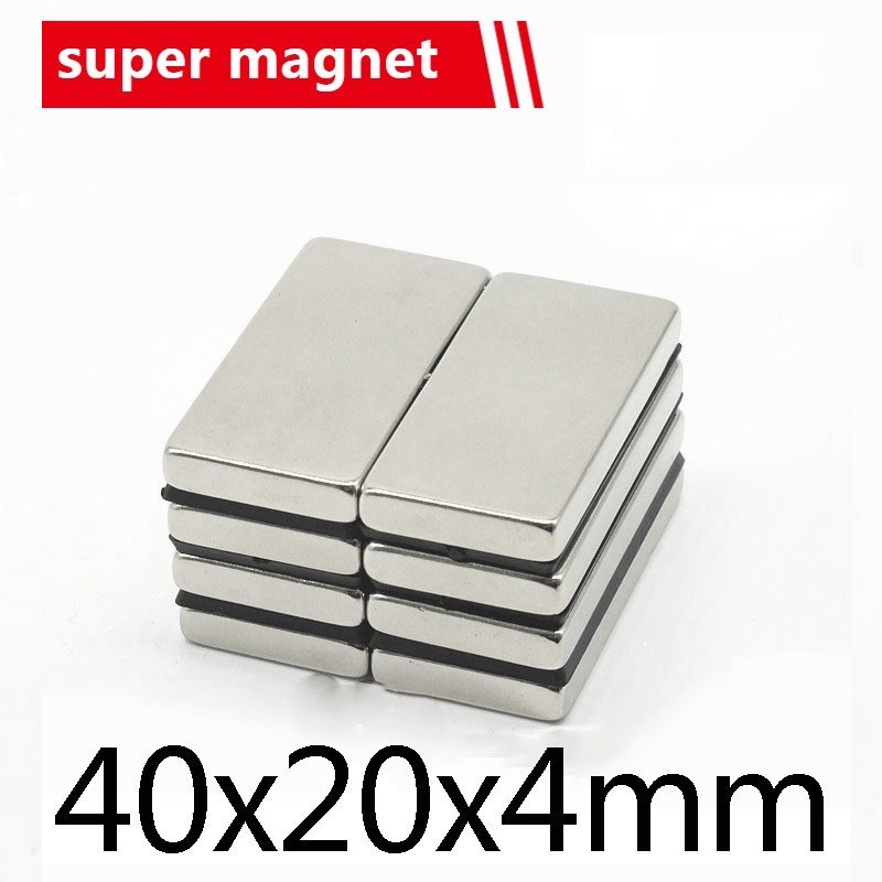 N35 - ímã de neodímio - bloco forte - 40mm * 20mm * 4mm