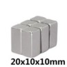 N35 - ímã de neodímio - bloco cubóide forte - 20mm * 10mm * 10mm