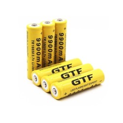 3,7V - 9900mah - 18650 - Bateria Li-on - recarregável