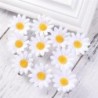 Grampos de cabelo decorativos - margaridas brancas - 10 peças