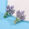 Bando de cristal lavanda - broche