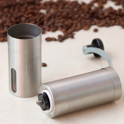 Mini moedor de café manual de aço inoxidável