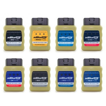 ADBlue desligar - emulador OBD2 OBDII para veículos Ford - Iveco - Benz - Man - Daf - Scania - Volvo - caminhões Renault