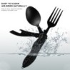 4 in 1 multifunction foldable cutlery - fork - spoon - knife - bottle openerSurvival tools
