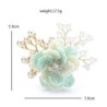 Flor de cristal com pérolas - broche