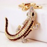 Crystal crocodile - metal keychainKeyrings