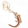 Crystal crocodile - metal keychainKeyrings