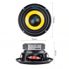 Woofer de 4 polegadas - alto-falante de áudio do carro - 4 Ohm / 8 Ohm - 20W 2 peças