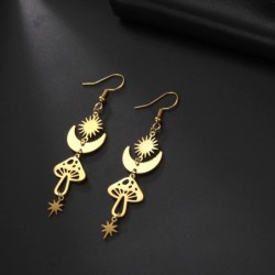Trendy long earrings - mushroom / stars / moonEarrings