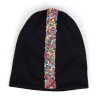 Chapéu de algodão - com strass coloridos