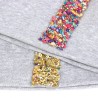 Chapéu de algodão - com strass coloridos