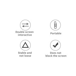 Suporte para celular com tela de computador/notebook - ajustável