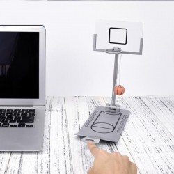 Mini jogo de basquete dobrável - brinquedo para aliviar o estresse