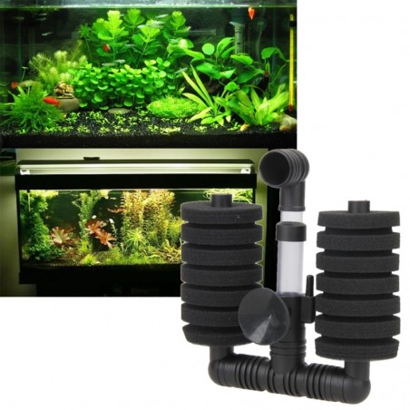 Aquarium skimmer - biochemical sponge filter - air pumpAquarium