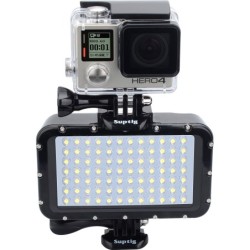 Lâmpada LED ultra brilhante - 50M à prova d'água debaixo d'água - para câmeras GoPro / Canon / SLR