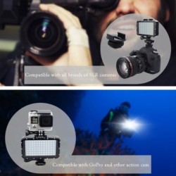 Lâmpada LED ultra brilhante - 50M à prova d'água debaixo d'água - para câmeras GoPro / Canon / SLR