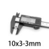 N35 - ímã de neodímio - escareado - 10mm * 3 mm - com furo de 3mm